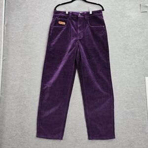 Men's Deep Purple Corduroy Pants